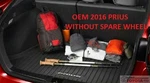 Geunine Toyota Prius 2016 Cargo Tray All Weather PT908-47162 (w/o Spare Wheel). Fixed Price $117.40.
