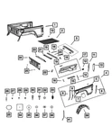 Genuine Mopar Tie Down Bracket Right 68409490AA. Fixed Price $8.70.