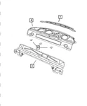 Genuine Mopar Rear Shelf Panel 68037870AK. Fixed Price $498.08.