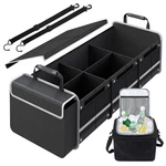 Snuopfy Car Trunk ORGANIZER,115L Heavy Duty Collapsible Storage, With I.... Fixed Price $49.79.