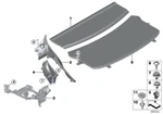 Genuine Bmw 51498062774 Parcel Shelf, Rear Anthrazit (inc. 435IX, 430DX & 435I). Fixed Price $379.00.