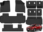 Chevy Traverse 3D Floor Mats Backrest Cargo Trunk Liners 2024 To 2026. Fixed Price $59.95.