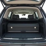 Xcf Xxl Leather Car Trunk Organizer With Lid & Ergonomic Handle For Suv, 40.5IN. Fixed Price $109.99.