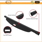 Rear Tonneau Trunk Security Cargo Cover Shield Shade For Kia EV6 2022 2023 2024. Fixed Price $86.96.