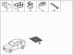 Genuine Mercedes C253 Glc Coupe Stowage Tray 2538140200. Fixed Price $150.34.