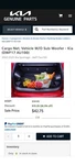 2022-2025 Sportage Oem Kia Genuine Accessories Cargo Net W/o Subwoofer New. Fixed Price $30.00.