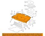 Gm Oem 09-10 Cobalt Rear Body Floor Interior Trim-package Tray 20934017. Fixed Price $162.27.