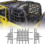 Mesh Roof Top Net Protective Cargo Trunk For Jeep Wrangler 1997-2006 Tj 3PCS. Fixed Price $72.99.