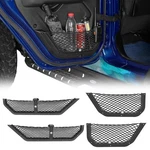 Hooke Road 4PCS Front & Rear Door Pocket Mesh Net For 18-26 Jeep Wrangler Jl Jt. Fixed Price $174.86.