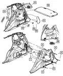 Genuine Mopar Cargo Net 5023356AA. Fixed Price $54.13.