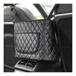 Car Purse Holder Between Seats, Leather Auto Front Handbag Organizer Poc.... Fixed Price $24.62.