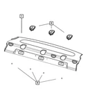 Genuine Mopar Rear Shelf Panel 1SW37LA8AF. Fixed Price $28.75.