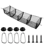 Yfzyt Pocket Truck Bed Cargo Net 47.2" X 11.8" 11", 120 30 28CM, Black. Fixed Price $30.29.