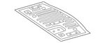Genuine Mercedes-benz Package Tray 213-640-09-00. Fixed Price $225.00.
