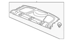 Genuine Honda Tray Rear *NH686L* (warm Gray) 84505-TR0-A11ZB. Fixed Price $157.90.