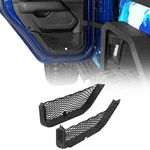 Fit 18-26 Jeep Wrangler Jl Jt Rear Door Side Pocket Aluminum Storage Mesh Net. Fixed Price $78.46.