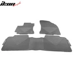 Fits 14-19 Toyota Corolla Latex Floor Mats Gray All Weather Carpets Liner. Fixed Price $46.99.