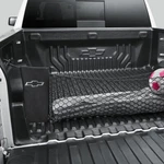 2019-2026 Silverado Horizontal Bed Cargo Net 84050683 Black W/ Bowtie Logo Oe Gm. Fixed Price $89.98.