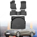 Tpe Floor Mats/trunk Cargo Liners For 2010-2016 Mercedes-benz E-class W212 Sedan. Fixed Price $63.59.
