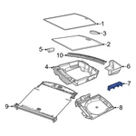 For Jeep Grand Cherokee 2022-2025 Mopar 68438440AA Cargo Mat. Fixed Price $10.86.