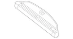 Mercedes Benz ML550 ML63 Amg GLE400 GLE350 2012-2019 Cargo Cover 16681003019051. Fixed Price $520.00.