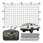 Cakubor Cargo Net For Pickup Truck Bed Suv 4'X6' Stretches To 10'X15' Roof Ra.... Fixed Price $27.00.