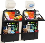 Kaicross Car Backseat Organizer With Table HOLDER,10 Storage Pockets. Fixed Price $47.38.