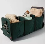 Miamica 3 Compartment Car Organizer Green 10 X 24 Inches Collapsible Nwt. Fixed Price $16.99.