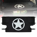 Black Rear Trunk Cargo Storage Rack Cover Shield For Jeep Wrangler Jk 2007-2018. Fixed Price $89.80.