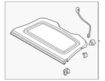Genuine Ford Package Tray Trim CV6Z-5846668-AB. Fixed Price $305.89.