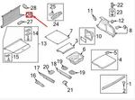 New Audi A4 Avant B8 Rear Partition Panel 8K98616916PS Oem No Duty To. Fixed Price $837.78.