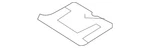 Genuine Volkswagen Package Tray Retainer Bracket 5C6-813-541. Fixed Price $78.17.