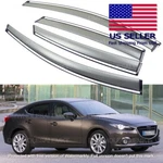 2014-2018 Mazda 3 Window Visor Vent Rain Deflector Chrome Trim 1YR Wty Us Seller. Fixed Price $44.95.