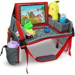 Dmoose Toddler Car Seat Tray Red And Gray Tablet Drink Holder. Fixed Price $17.99.