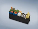 Soft Sided Folding Cargo Organizer With Ford Logo, Black 4 Compartments. Fixed Price $94.50.