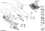 Genuine Bmw X1 E84 16D 16I 18D Multifunctional Pan Trunk Floor 51712990101. Fixed Price $359.17.