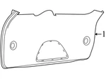 2015 Jeep Grand Cherokee Liftgate Trim Cover Used Oem 1XW83DX9AM. Fixed Price $224.00.
