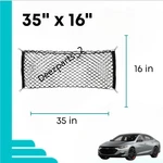 35" X 16" Double Layer Trunk Cargo Net For Chevrolet Malibu 2016-2025 Envelope. Fixed Price $15.45.