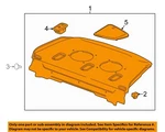 Gm Oem 16-18 Cruze Rear Body Floor Interior Trim-pkg Tray 84185562. Fixed Price $161.48.