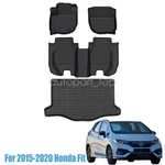 3D Floor Mats Liners / Trunk Cargo Full Cover Tpe For 2015-2020 Honda Fit. Fixed Price $107.99.
