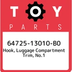 64725-13010-B0 Toyota Hook, Luggage Compartment Trim, NO.1 6472513010B0, New Gen. Fixed Price $41.62.