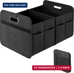 Simple Deluxe Trunk Organizer For Car/suv/truck, Collapsible 2 Compartment Autom. Fixed Price $23.54.
