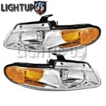 Left Right Pair Head Lights For 2000 Voyager Caravan Chrysler Town & Country. Fixed Price $120.81.