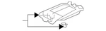 Genuine Honda Tray *NH361L* (gray) 81792-S9V-A21ZB. Fixed Price $53.60.