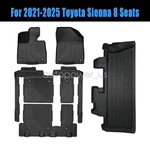 For 2021-2025 Toyota Sienna 8 Seats Tpe Floor Mats & Trunk Cargo Liner 3D Model. Fixed Price $116.69.
