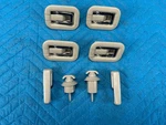 Lexus GX470 Trunk Cargo Net Hooks IVORY:LH00 8PC Set 66317-28010 2003-2009 Oem. Fixed Price $120.00.