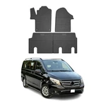 Omac Floor Mats Liner For Mercedes Metris 2016-2024 Rubber Black 4PCS. Fixed Price $74.99.