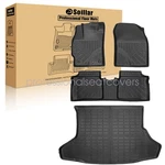 Tpe Floor Mats / Trunk Cargo Liner Set Waterproof 3D For 2010-2015 Toyota Prius. Fixed Price $70.49.