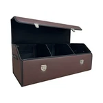Trunk Organizer With Lid,foldable Faux Leather Cargo Storage Bo... Fast Ship. Fixed Price $75.81.