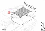 Genuine Bmw M3 Crt E90 E91 E92 316D 316I Luggage Compartment Net 51477131153. Fixed Price $64.01.